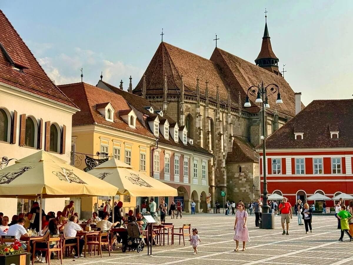 The Black Church seen from Council Square